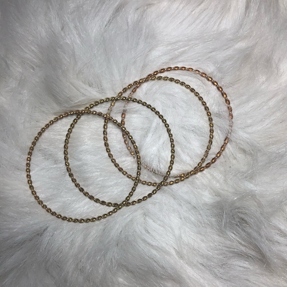 Gold Hoops and Bangles - Picture 4 of 4